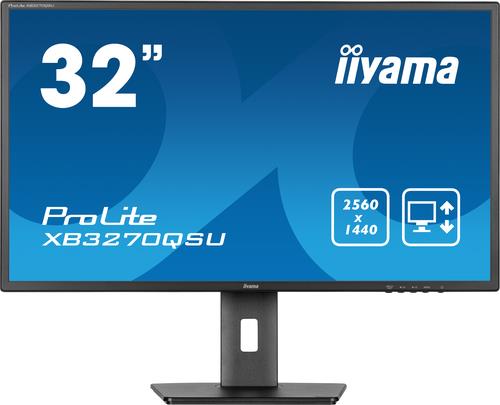 iiyama ProLite XB3270QSU-B1 Computerbildschirm 81,3 cm (32") 2560 x 1440 Pixel Wide Quad HD LED Schwarz (XB3270QSU-B1)