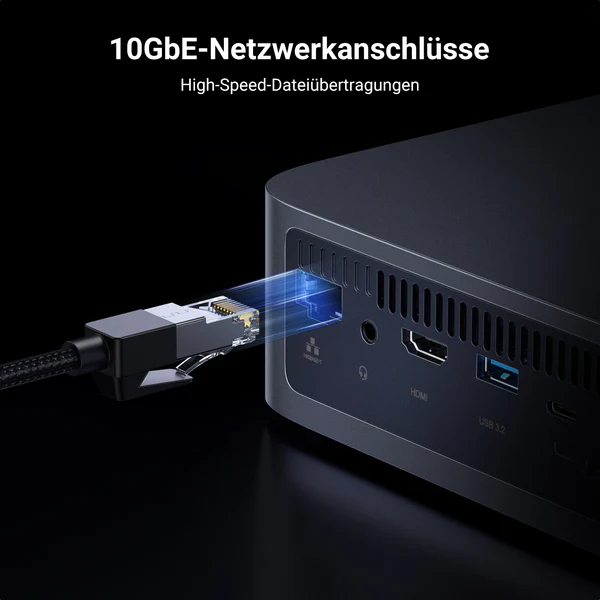Ugreen NASync DXP480T Plus 4-Bay NVMe NAS System Intel Core i5-1235U 8 GB RAM Grau