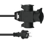 EUROLITE Verlängerung 3x1,5 5m 3-fach (30247016)