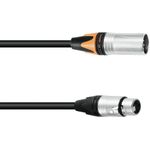 PSSO Adapterkabel DMX XLR 5pol/3pol 0,3m sw (30227836)