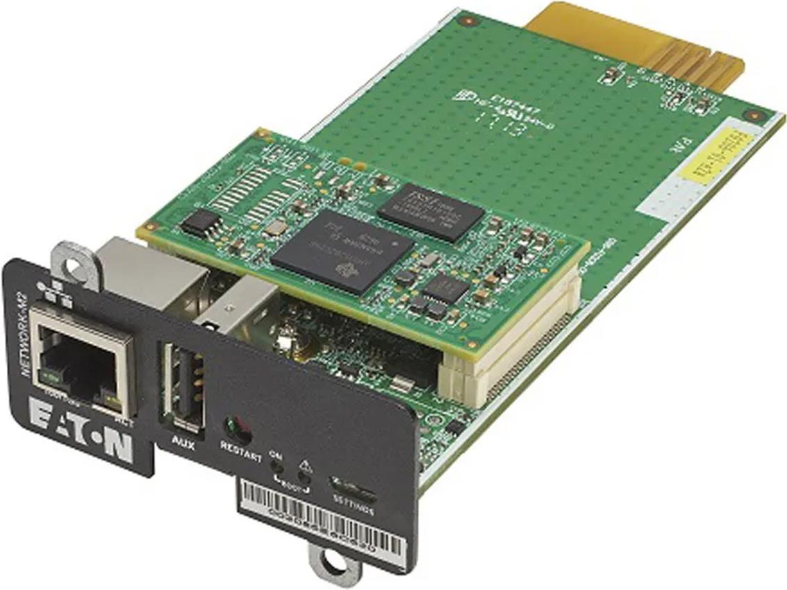 Eaton NETWORK-M3 Cybersecure Gigabit Netzwerkkarte 1000 Mbit/s Plug-in-Modul Schwarz/Grün