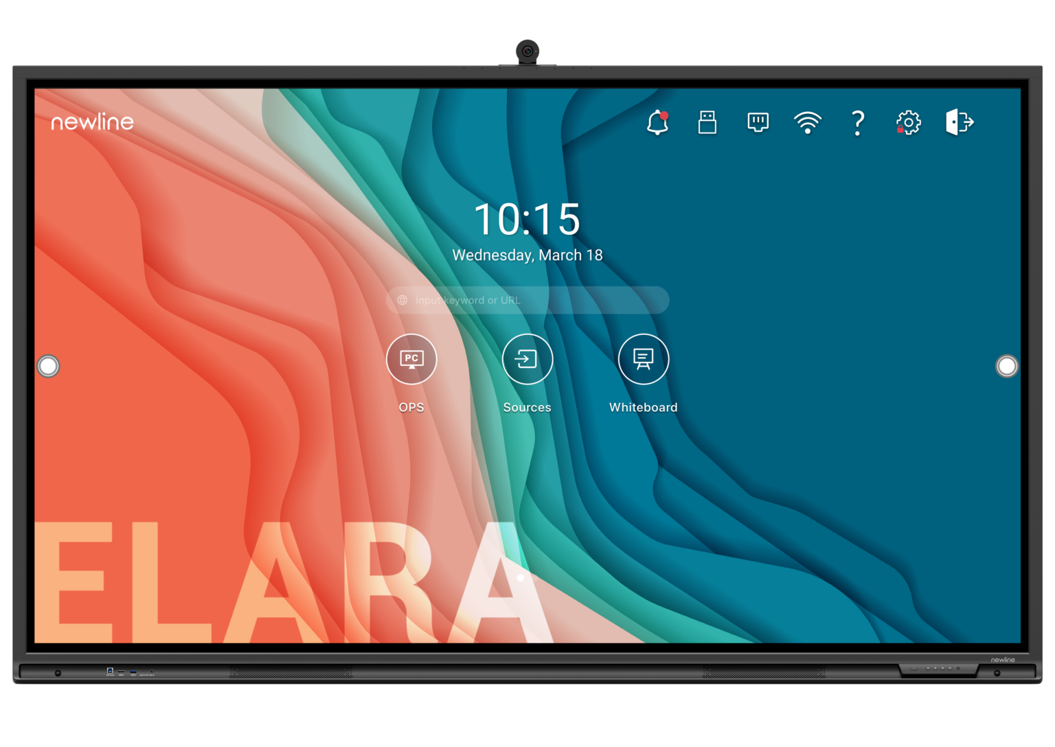 Newline Elara TT-6522Q 65" 4K Touchscreen Schwarz