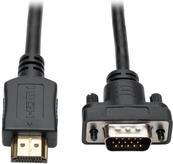Eaton PowerWare Tripp Lite HDMI to VGA Active Adapter Converter Cable Low Profile HD15 M/M 1080p 3ft 3 (P566-003-VGA)
