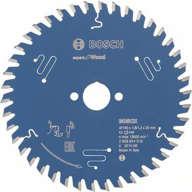 Bosch Accessories Expert for Wood 2608644010 Kreissägeblatt 140 x 20 x 1.3 mm Zähneanzahl: 42 1 St.