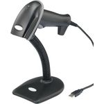 Renkforce LS6300E USB-Kit Barcode-Scanner Kabelgebunden 1D Laser Schwarz Hand-Scanner USB (LS6300E)