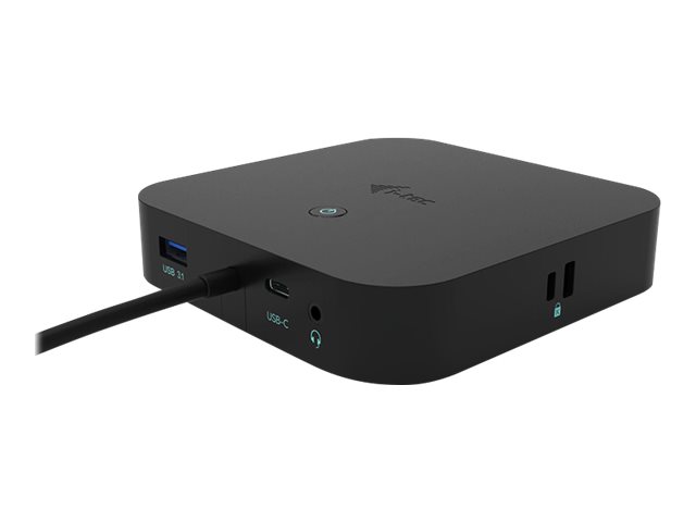 i-Tec USB-C Dual Display Docking Station with Power Delivery Schwarz