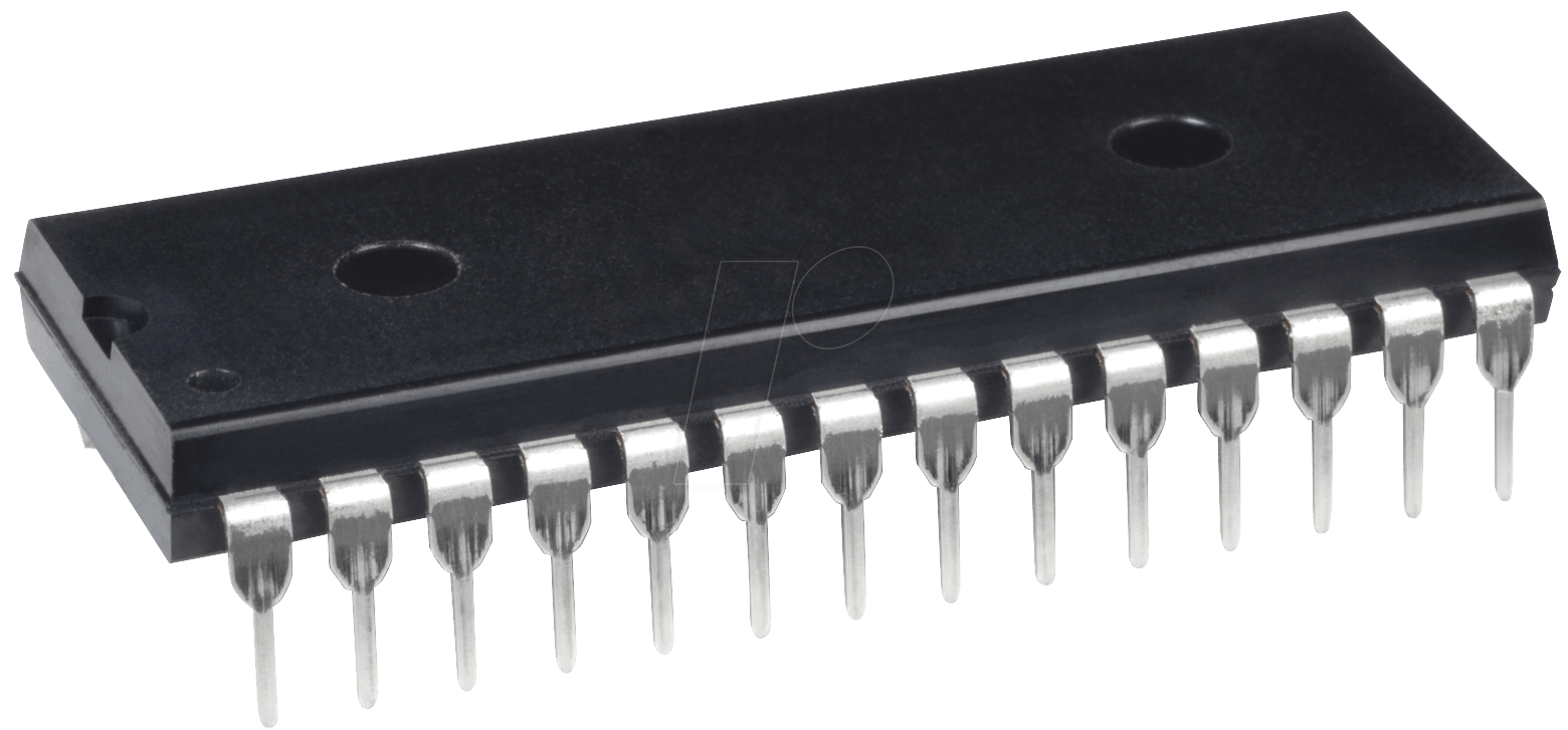 MICROCHIP 28C64-150 - EEPROM, 64 Kb (8 K x 8), 4,5 … 5,5 V, PDIP-28 (AT28C64B-15PU)