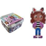 Hama Bügelperlen maxi + Stiftplatte "Gabbys Dollhouse", Box Durchmesser Bügelperle maxi: 10,0 mm, inkl. Stiftplatte - 1 Stück (00008754)