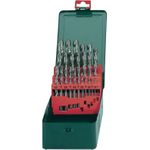 Metabo HSS Metall-Spiralbohrer-Set 25teilig 627154000 geschliffen DIN 338 Zylinderschaft 1 Set (627154000)