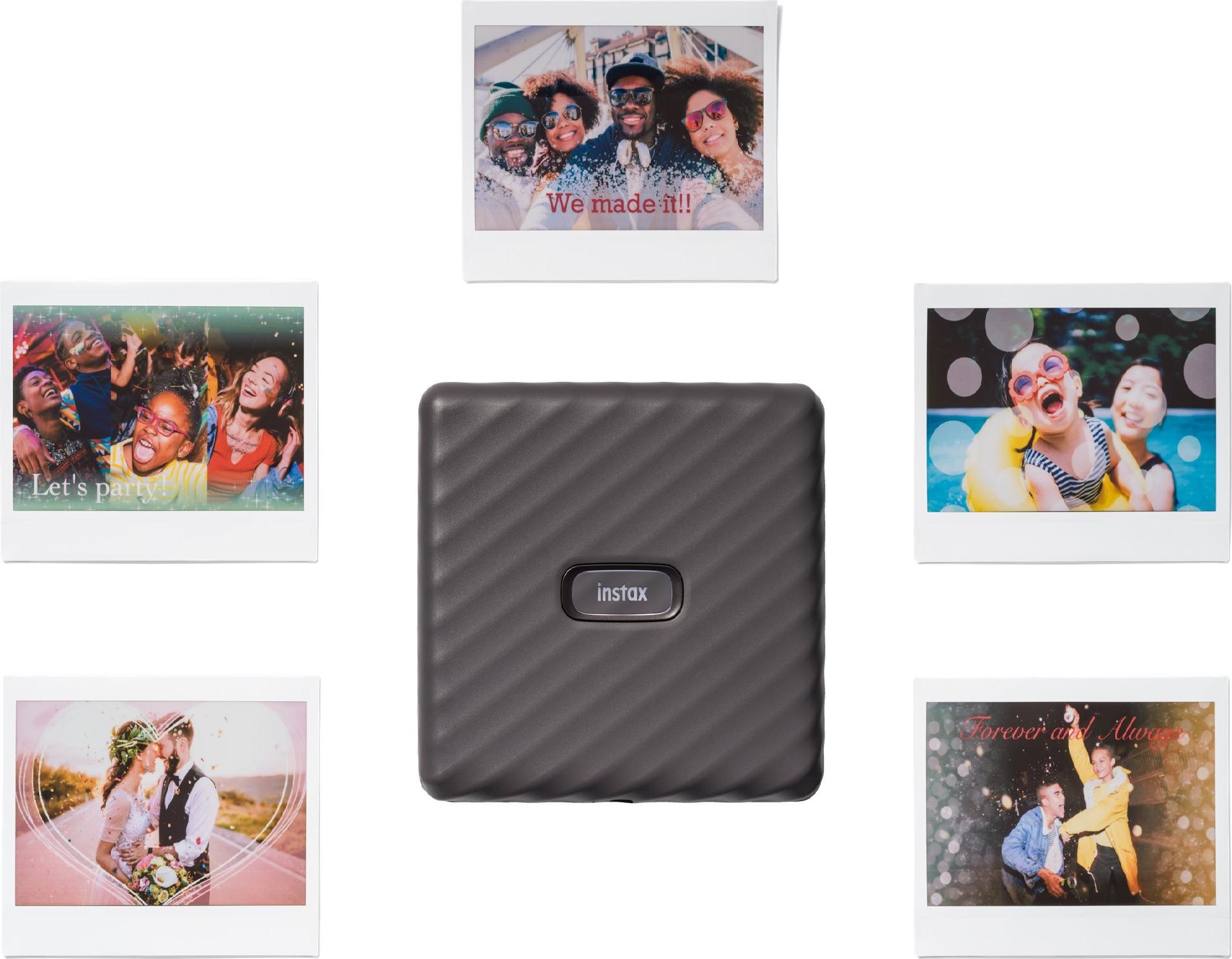 Fujifilm instax Link Wide Mobiler Fotodrucker Bluetooth 318 dpi Mocha Gray