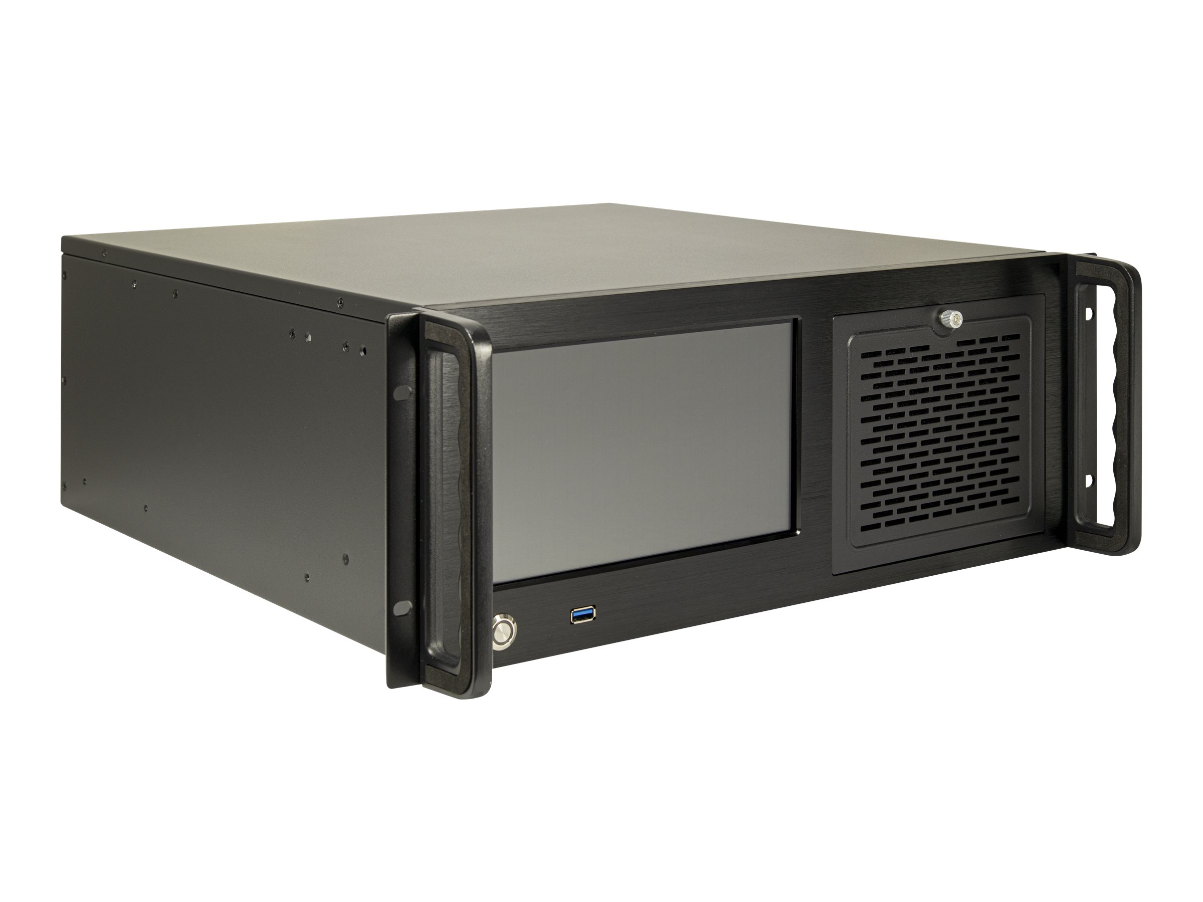 Inter-Tech IPC 4U-4460TFT 4U Rack-Gehäuse E-ATX Schwarz