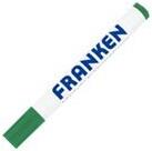 FRANKEN Weisswandtafel-Marker gruen Rundspitze Strichstaerke ca. 2-6mm Pigmenttinte trocken abwischbar 10 Stueck (Z1902 02)