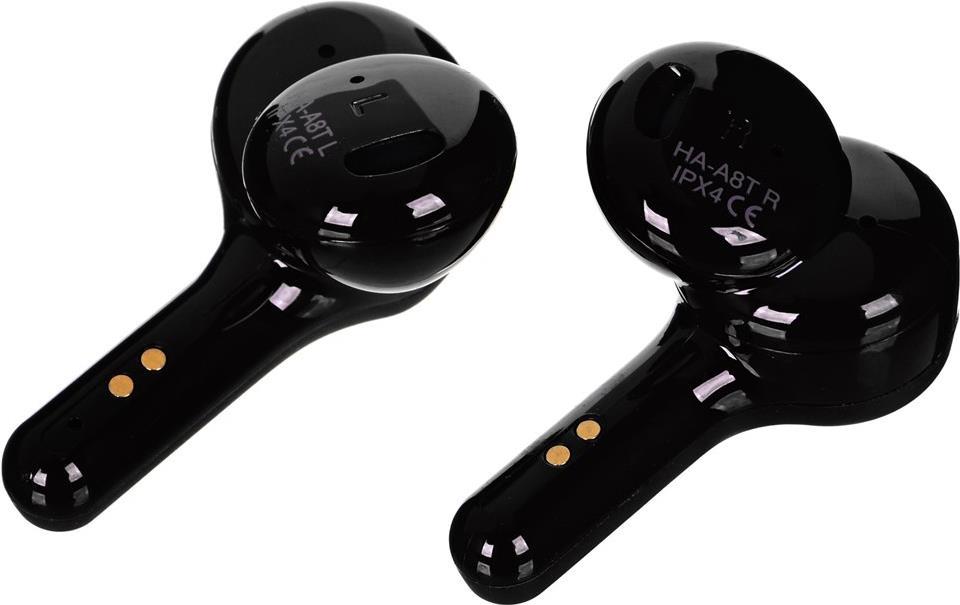 JVC HA-A8T-B Kopfhörer True Wireless Stereo (TWS) im Ohr Musik Bluetooth Schwarz (HAA-8TBU)