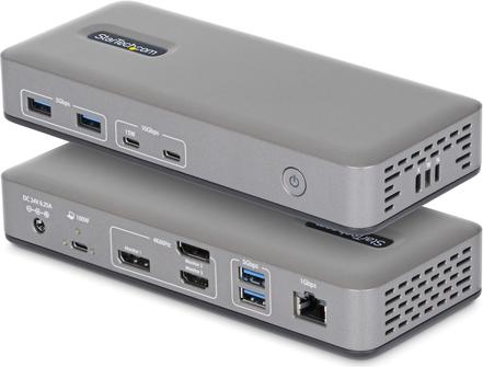 STARTECH 3X MONITOR USB-C DOCK 100W PD TRIPLE-MONITOR DP/HDMI 4K60 (199UE-USBC-DOCK)