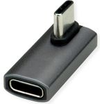 ROLINE USB4 40G Typ C Adapter ST/BU 90° gedreht Alu (12.03.2933)