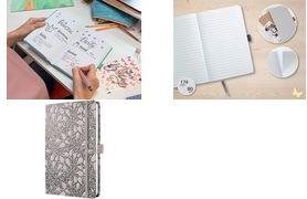 sigel Notizbuch Jolie Beauty "Enchanted Heart", A5 135 x 203 mm, liniert, 80 g/qm weißes Papier, Hardcover - 1 Stück (JN361)