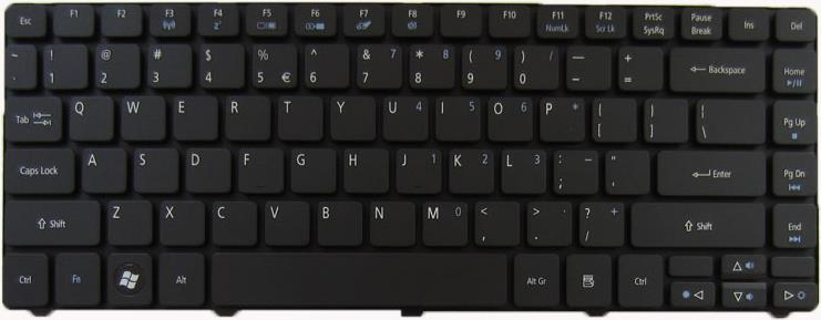 HPI Keyboard Assembly Full-Sized Layout Russia (767470-251)
