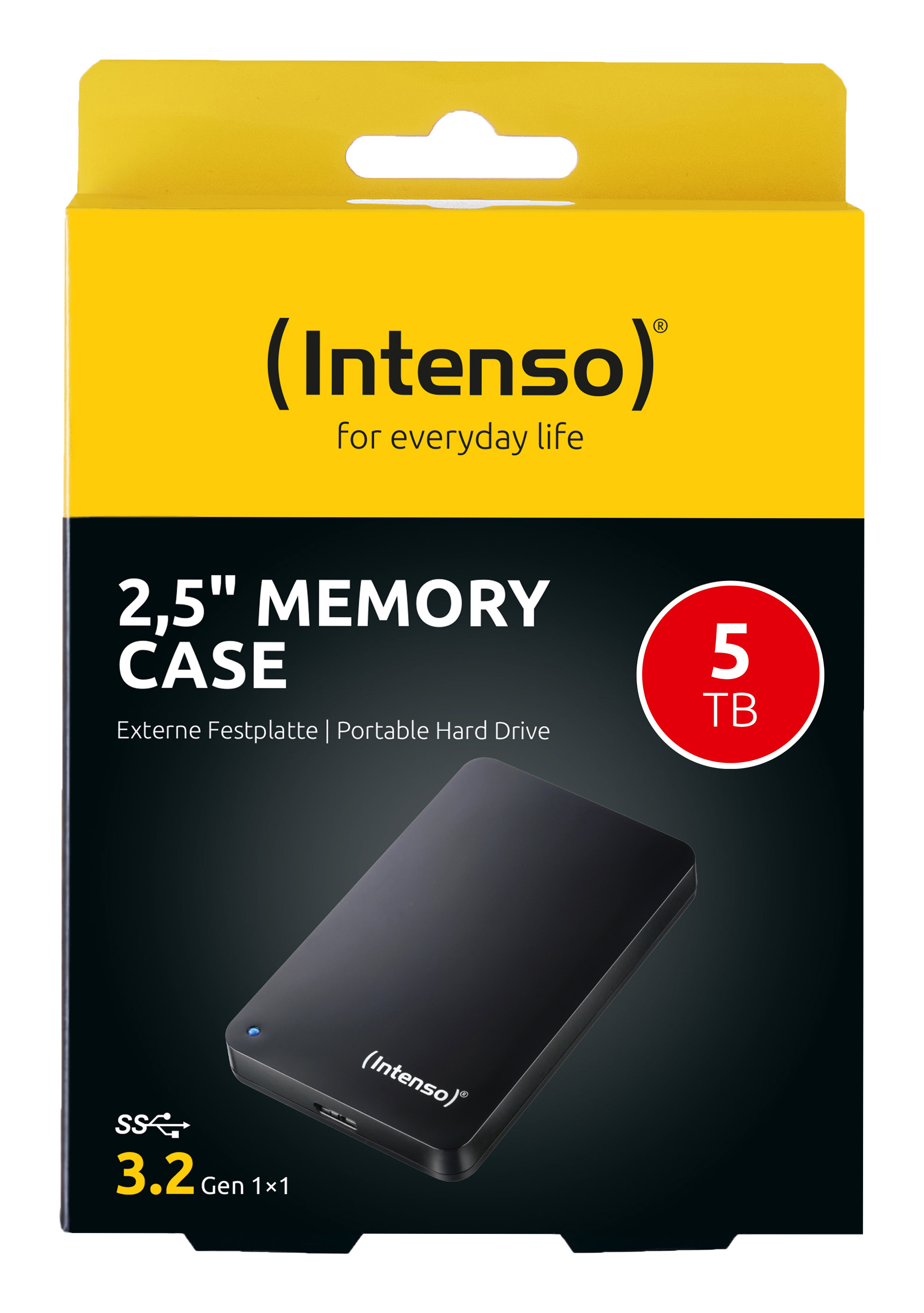 Intenso Memory Case 5 TB 2.5" USB 3.0 Schwarz