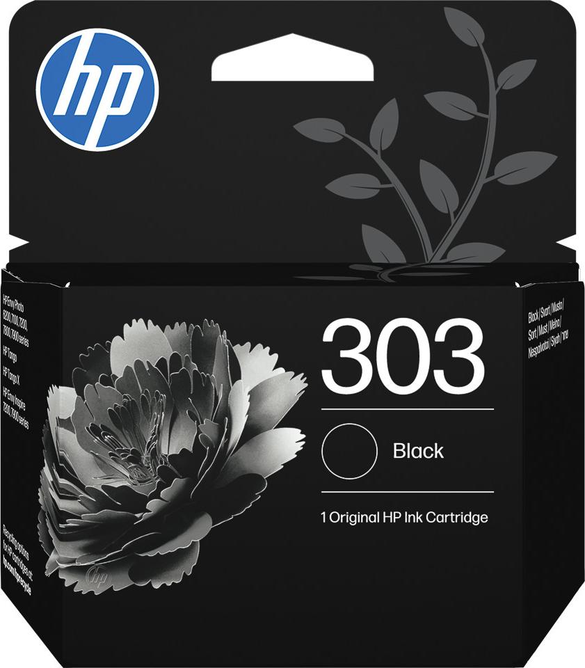 HP Inc. HP/InkHP 303 BK Original Ink Cartridge (T6N02AE#LS1)
