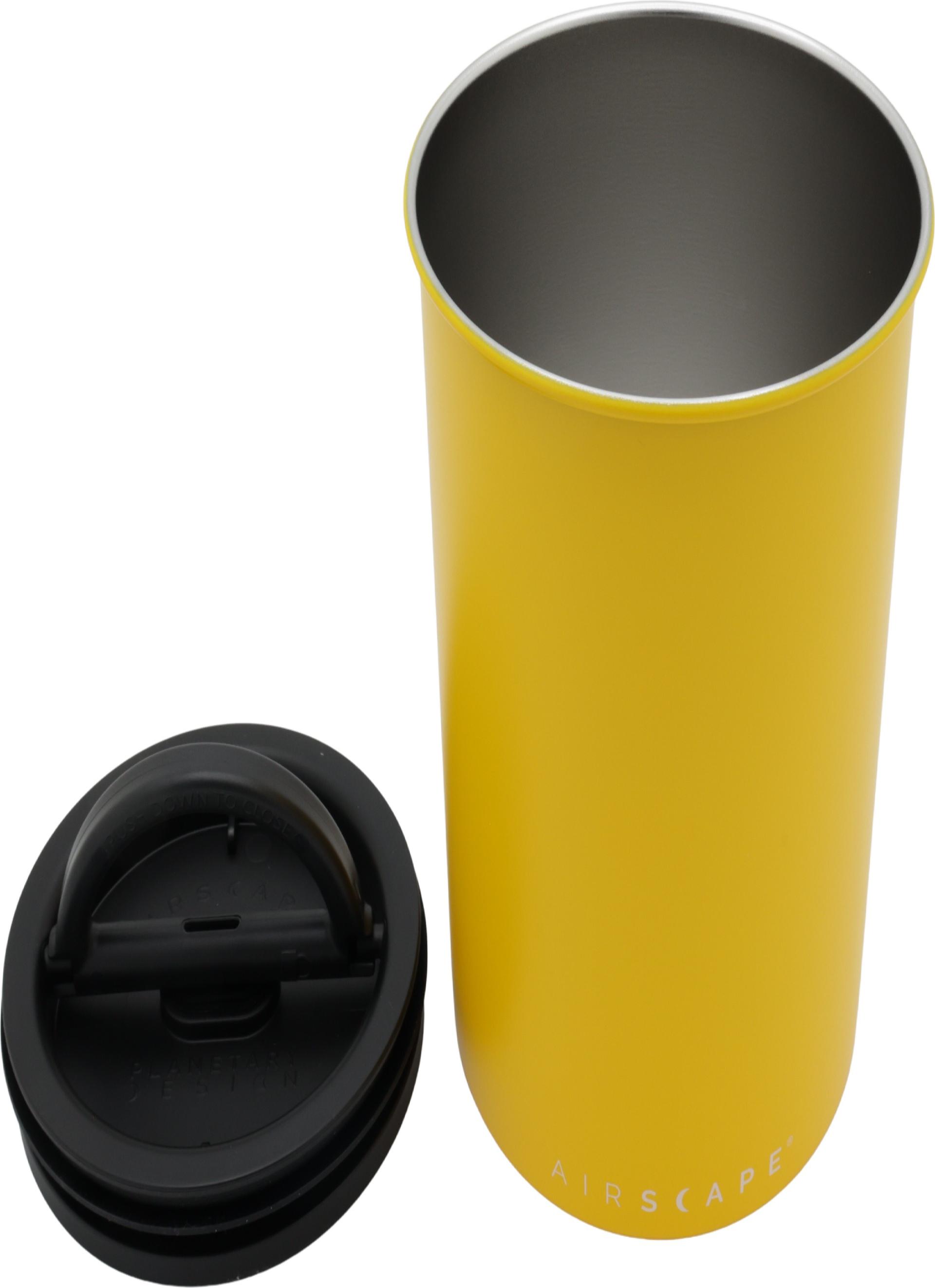 Airscape AS2507 Edelstahl-Aromabehälter mittel Gelb matt