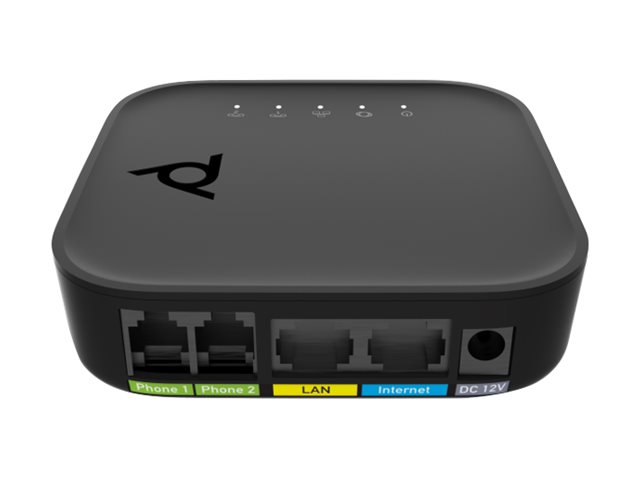 Poly ATA 402 VoIP-Telefonadapter Schwarz