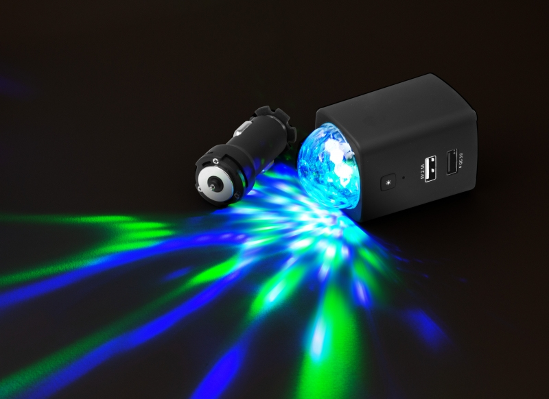 Technaxx TX-159 Kfz-Ladegerät USB-C 2 Ports 2.1 A Schnellladung Schwarz