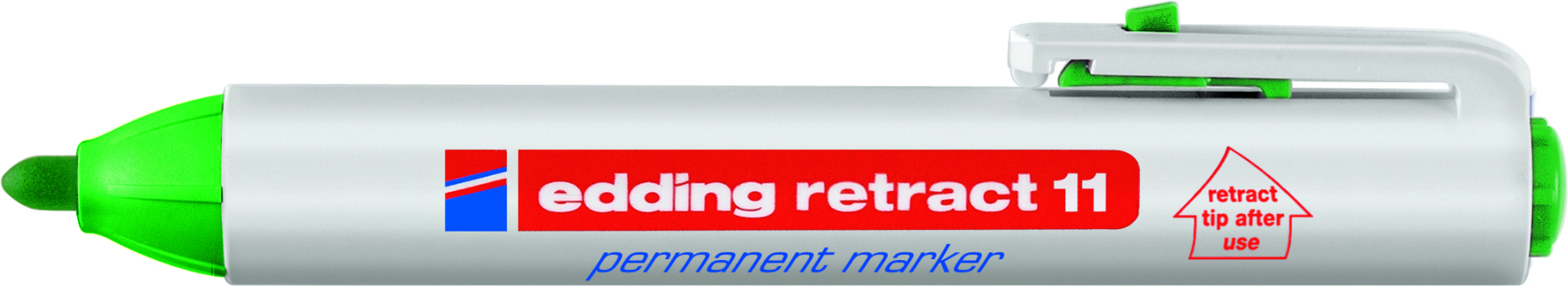 Edding Retract 11 Permanent Marker Green (10) Permanent-Marker (4161004)