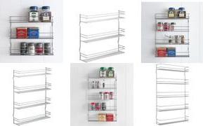 metaltex Gewürzregal Pepito 4, 4 Etagen, silbermetallic Material: Metall beschichtet (364634039)