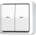 Jung Jalousie-Wippschalter aws 10AX 250V Tas.1-pol. 639 VA WW (639VAWW)