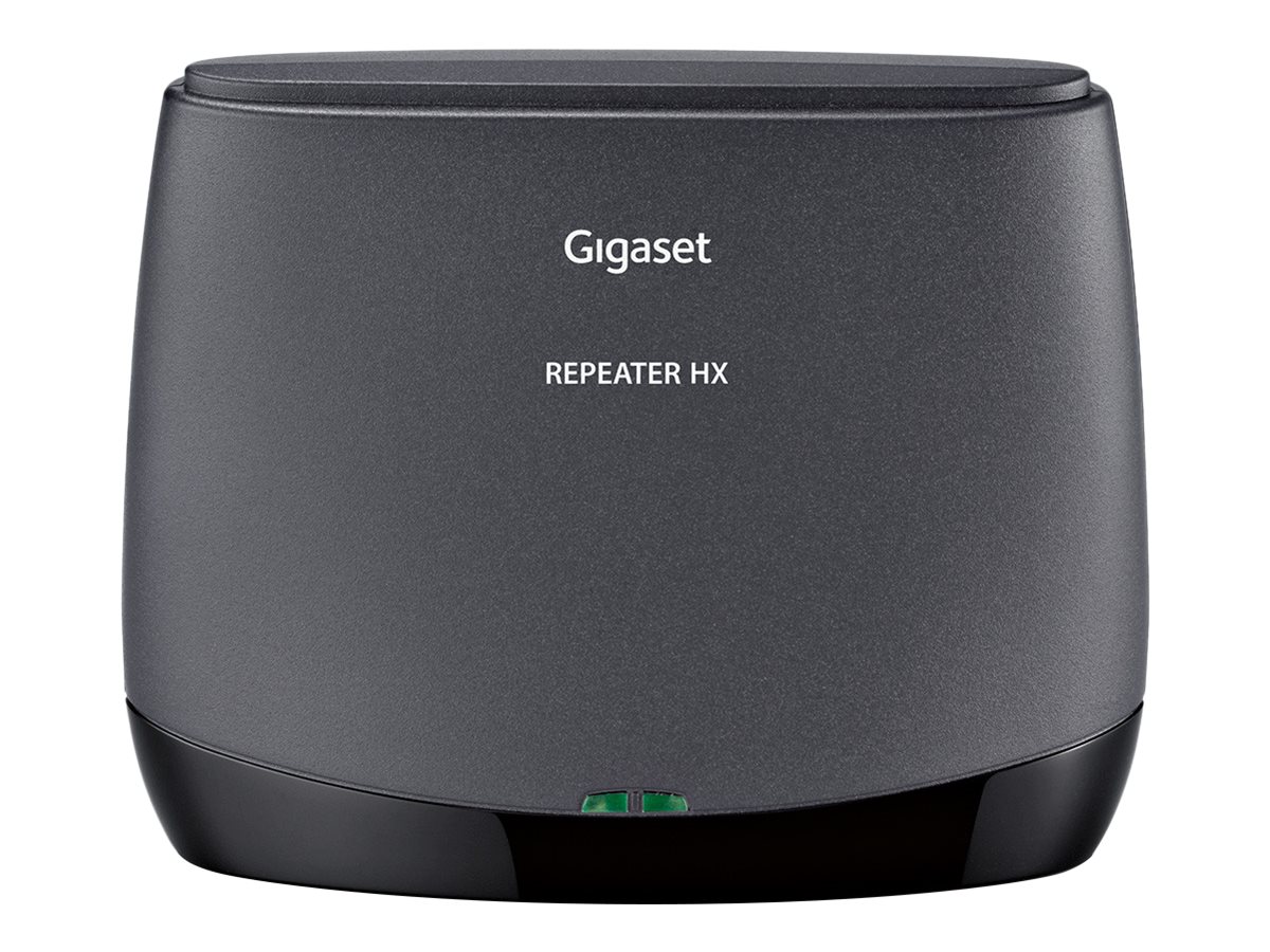 Gigaset Repeater HX DECT-Repeater für schnurlose Telefone Anthrazit/Schwarz