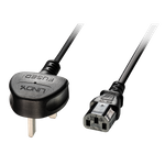 Lindy Stromkabel BS 1363 (S) zu power IEC 60320 C13 (30433)