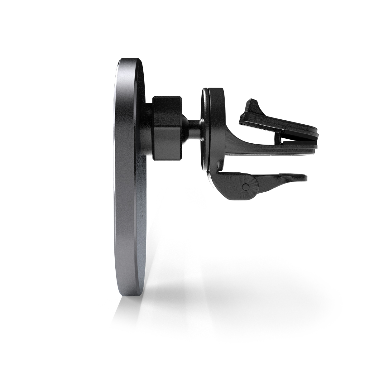 Epico Ellipse Wireless Car Charger Kabelloses Laden Schnellladen Grau