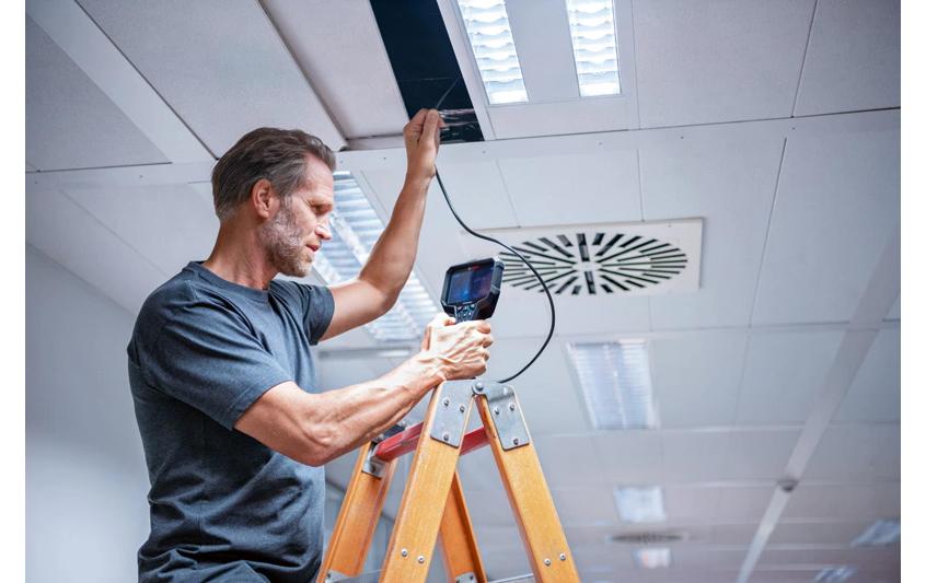 Bosch Professional GIC 12 V-5-27 C Inspektionskamera 1280 x 720 Pixel Blau, Schwarz