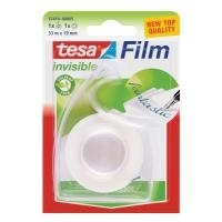 tesa Film + Handabroller im Set, Film matt-unsichtbar 19 mm x 33 m, Klebefilm aus PP-Folie, beschriftbar (57414-00005-02)