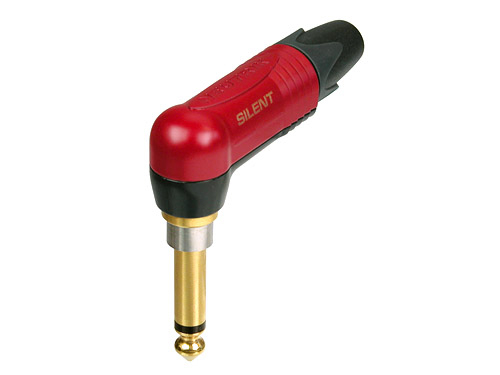 Neutrik NP2RX-AU-SILENT Silent-Stecker Schwarz, Bronze, Rot