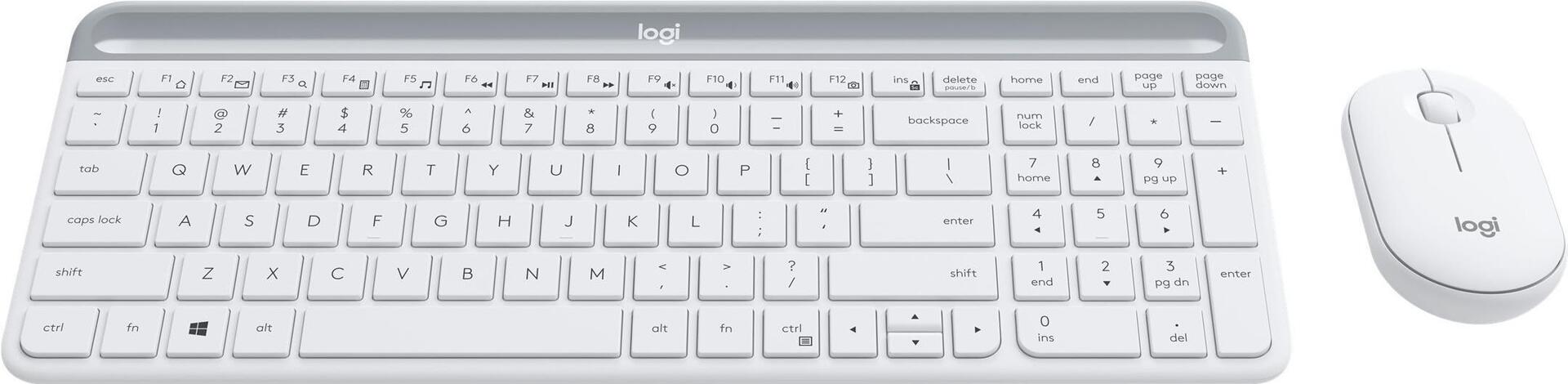 Logitech Slim Wireless Combo MK470 AZERTY Off-White