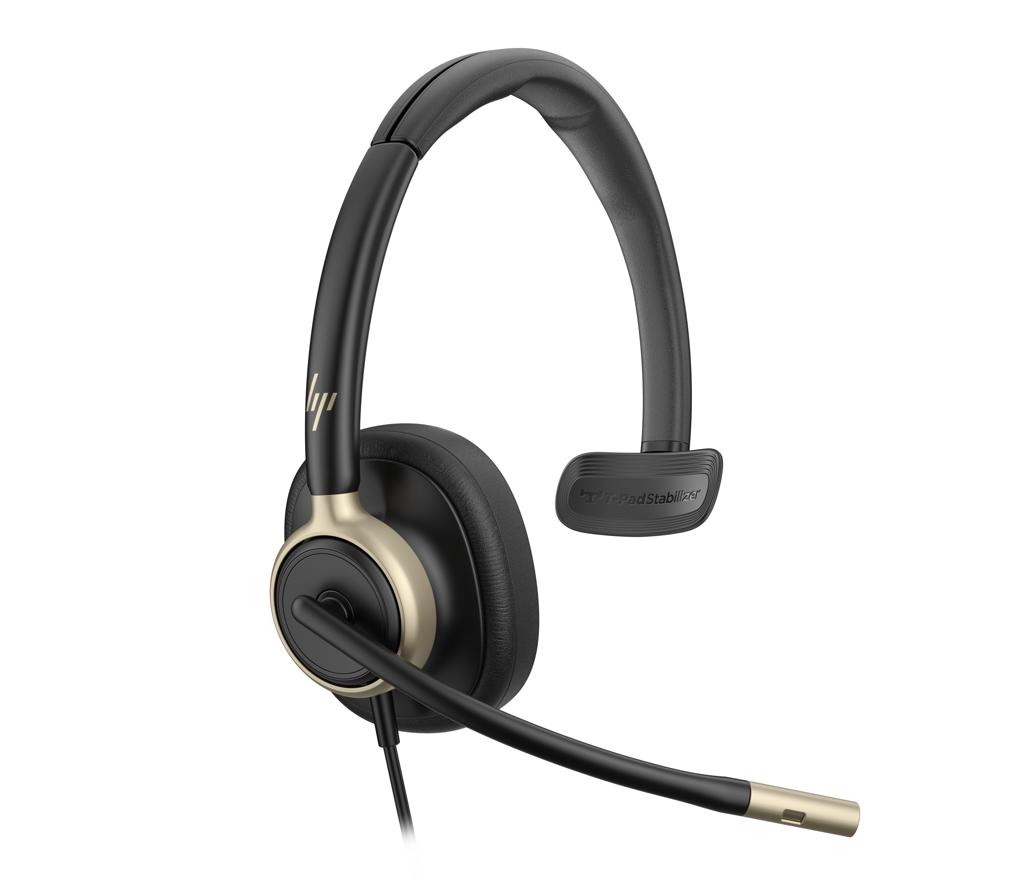 HP Poly Mission 815 On-Ear USB Headset Schwarz