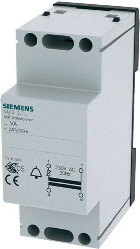Siemens Klingeltransformator 8+12 V/ 8 W (4AC3208-1)