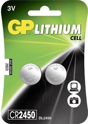 GP Batteries Lithium 0602450C2 Haushaltsbatterie Einwegbatterie CR2450 (0602450C2)