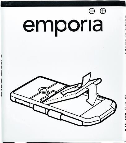 Emporia AK-S3-BC Ersatzakku für SMART.3 2500 mAh Lithium-Ion Schwarz, Weiß