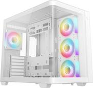 DeepCool CG530U 4F WH ATX Curved Glass Panoramic Case White (R-CG530U-WHAGA4-G)