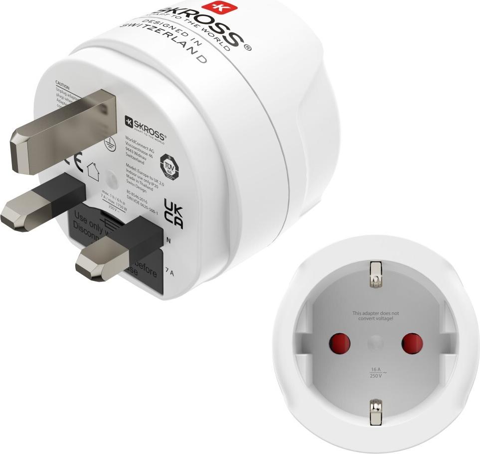 Hama Reiseadapter Typ G, 3-polig, für England, Commonwealth und UK (00223486)