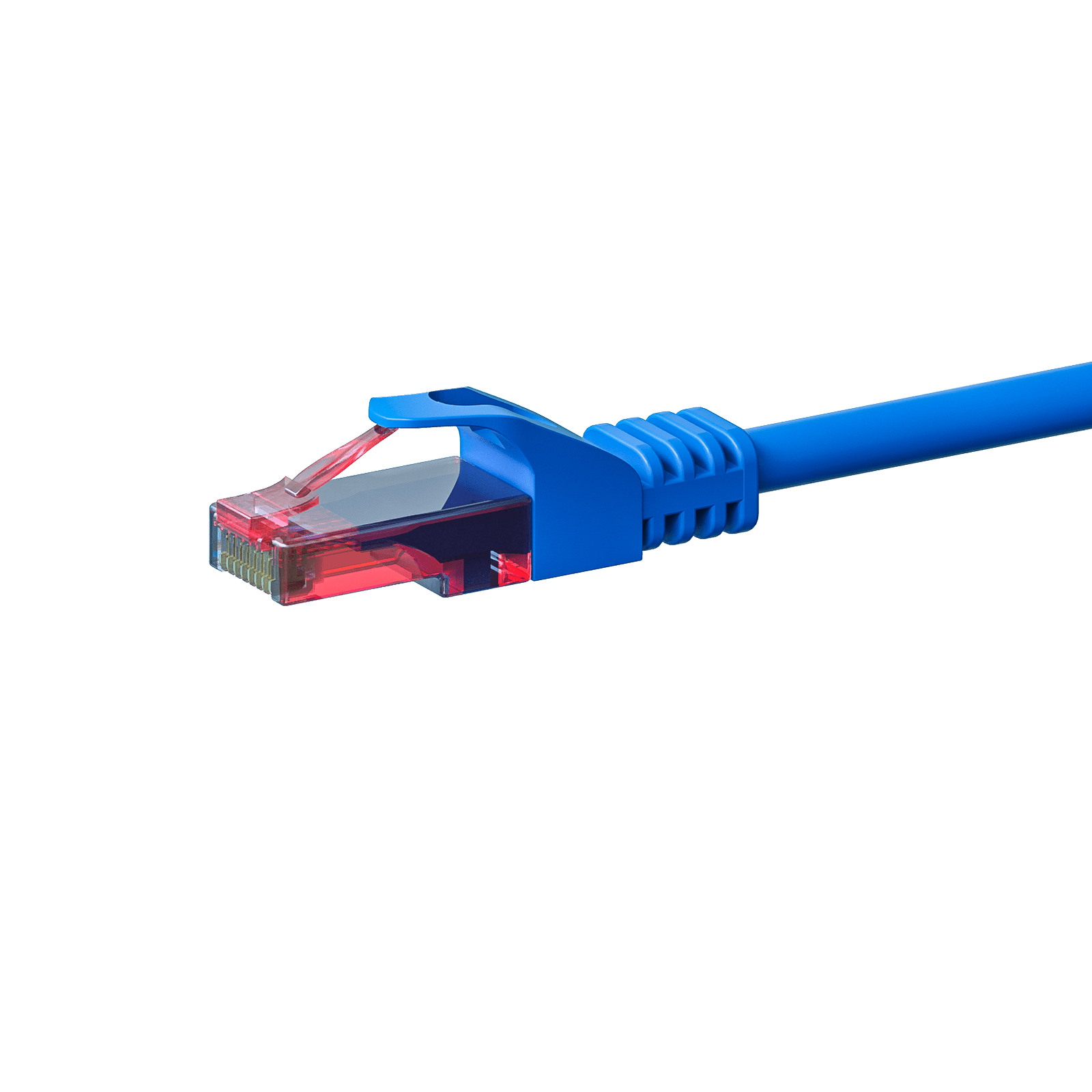 DSIT CAT6 Netzwerkkabel, U/UTP, 0,15 Meter, Blau, 100% Kupfer (DC-64-001)