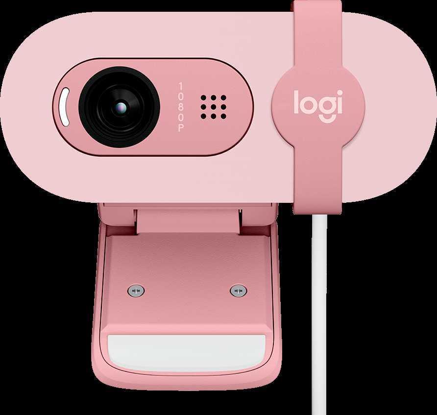 Logitech BRIO 100 Full HD Webcam 1920 x 1080 Rose