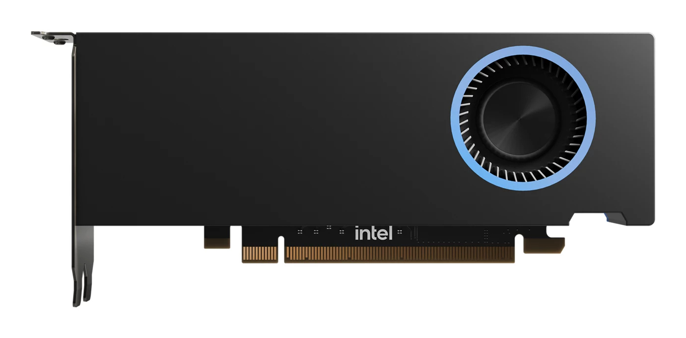 Intel Arc Pro B50 16 GB GDDR6 Grafikkarte Schwarz, Blau