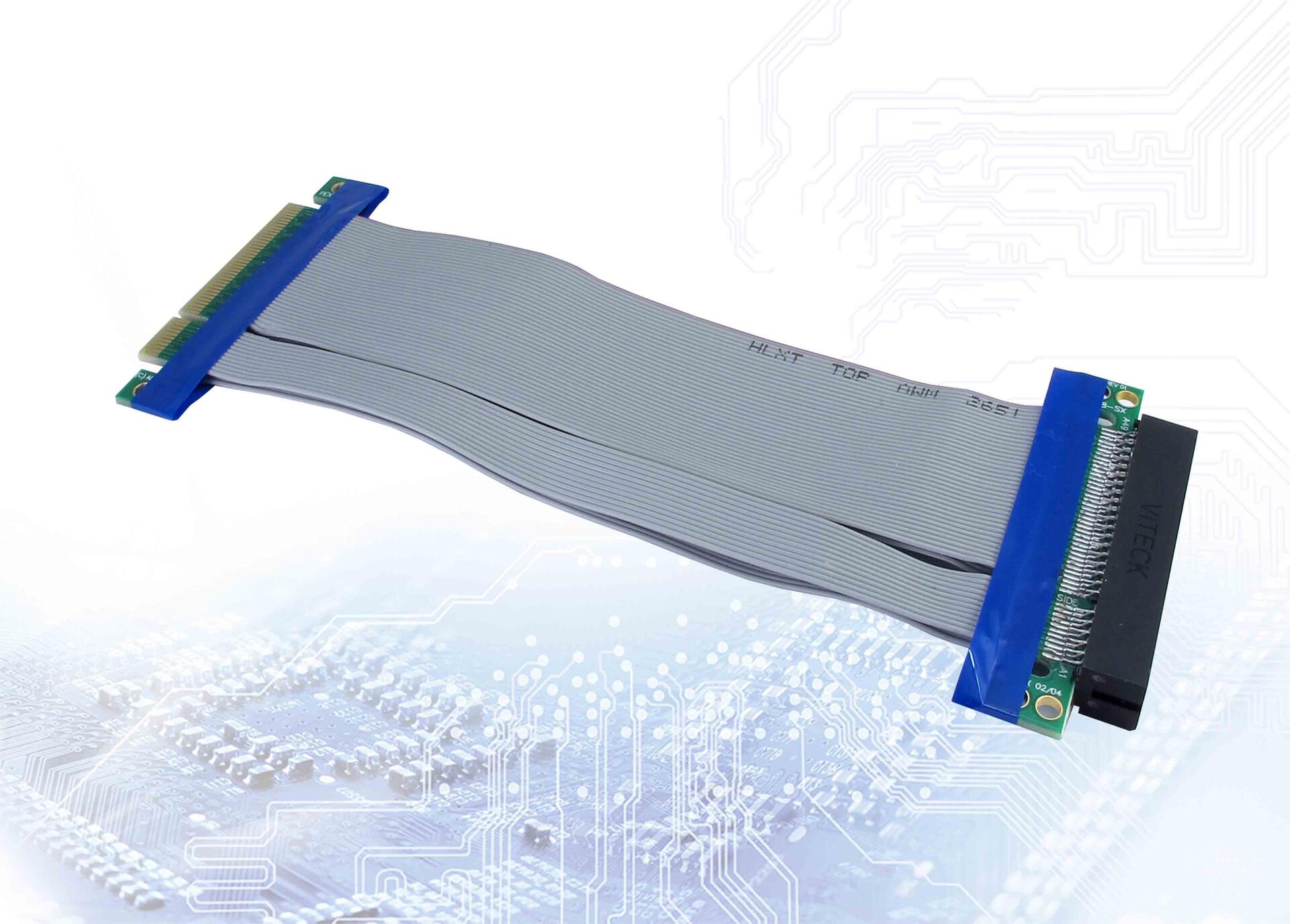 Inter Tech Riser Card Inter-Tech SLPS068 PCIe x8 flexibel (88885364)