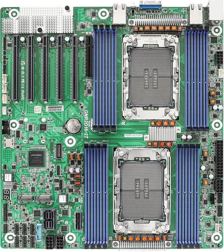 ASRock Mainboard GNR2D16-2T EEB like dual Sockel 4710 Single (GNR2D16-2T)