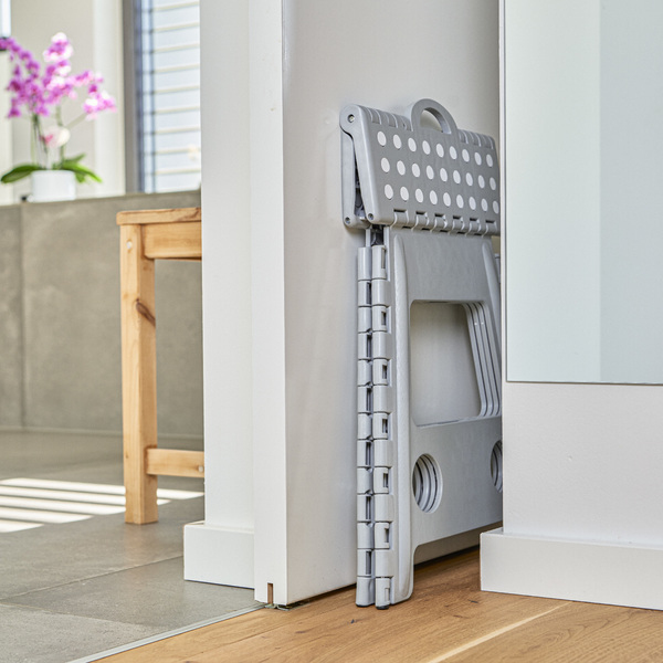 Zeller Present Klapphocker 13036 Kunststoff Grau