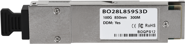 Überragende LeistungDer BlueOptics BO28L859S3D Quad Small Form-Factor Pluggable 28 (QSFP28) Transceiver mit MPO (Multifiber Push-On) / MTP (Multifiber-Termination Push-On) Anschluss von CBO ist konzipiert für Short-Range Multimode 100 Gigabit Ethernet ( (BO28L859S3D-BO)