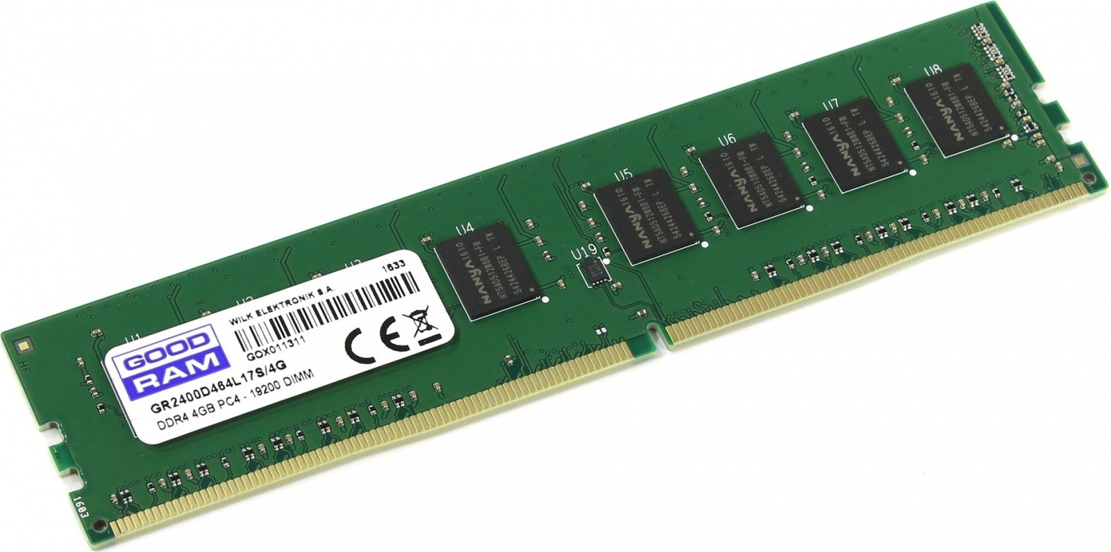 GoodRam DDR4 4 GB DIMM 288-PIN (GR2400D464L17S/4G)